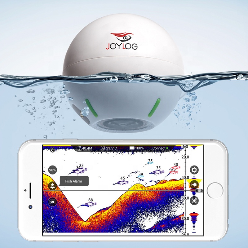 Fish Finder - NEU Großhandel Tiefe 0,6m-40m 125KHz Ultraschall