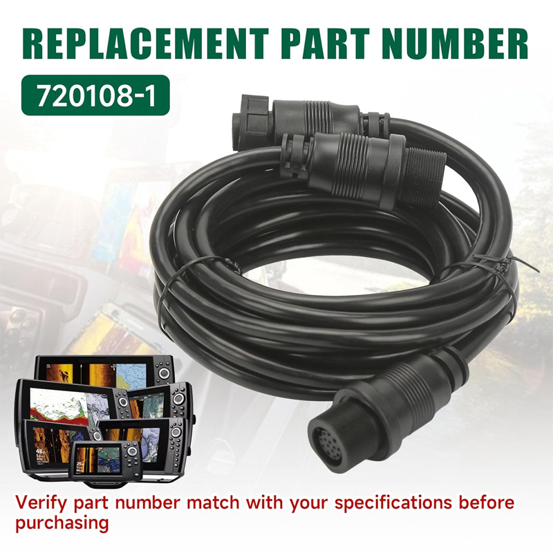 Fish Finder Transducer - Fischfinder-Adapterkabel 14 M360 2DDI Y-Kabel Passend