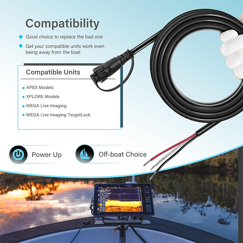 720110-1 PC13-Stromkabel für H – Fish Finder Bewertung und Preis