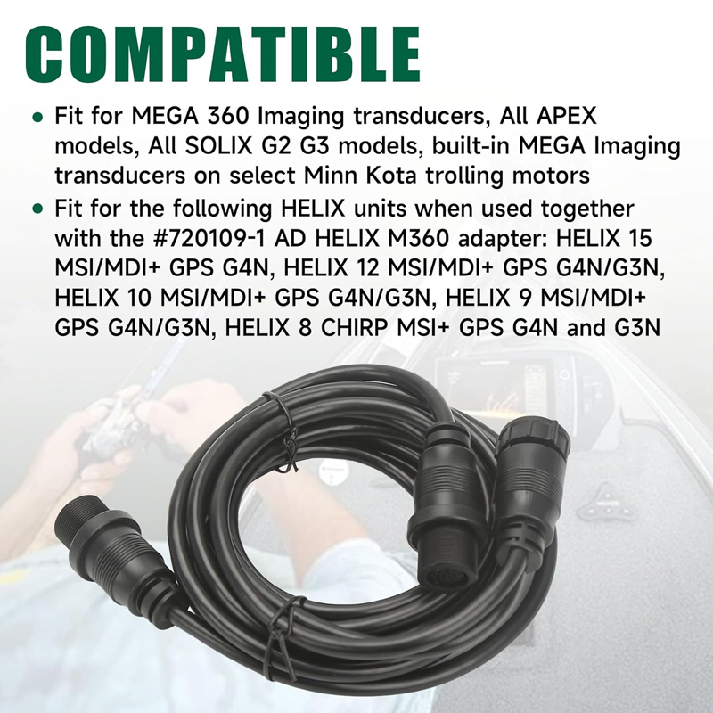 Fischfinder-Adapterkabel 14 M3 – Fish Finder Transducer Bewertung und Preis